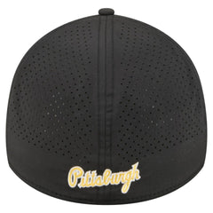 Pittsburgh Pirates New Era 39THIRTY A-Frame Perforated Flex Hat - Black - New Era on Sale
