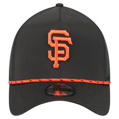 San Francisco Giants New Era 39THIRTY A-Frame Perforated Flex Hat - Black - New Era Online