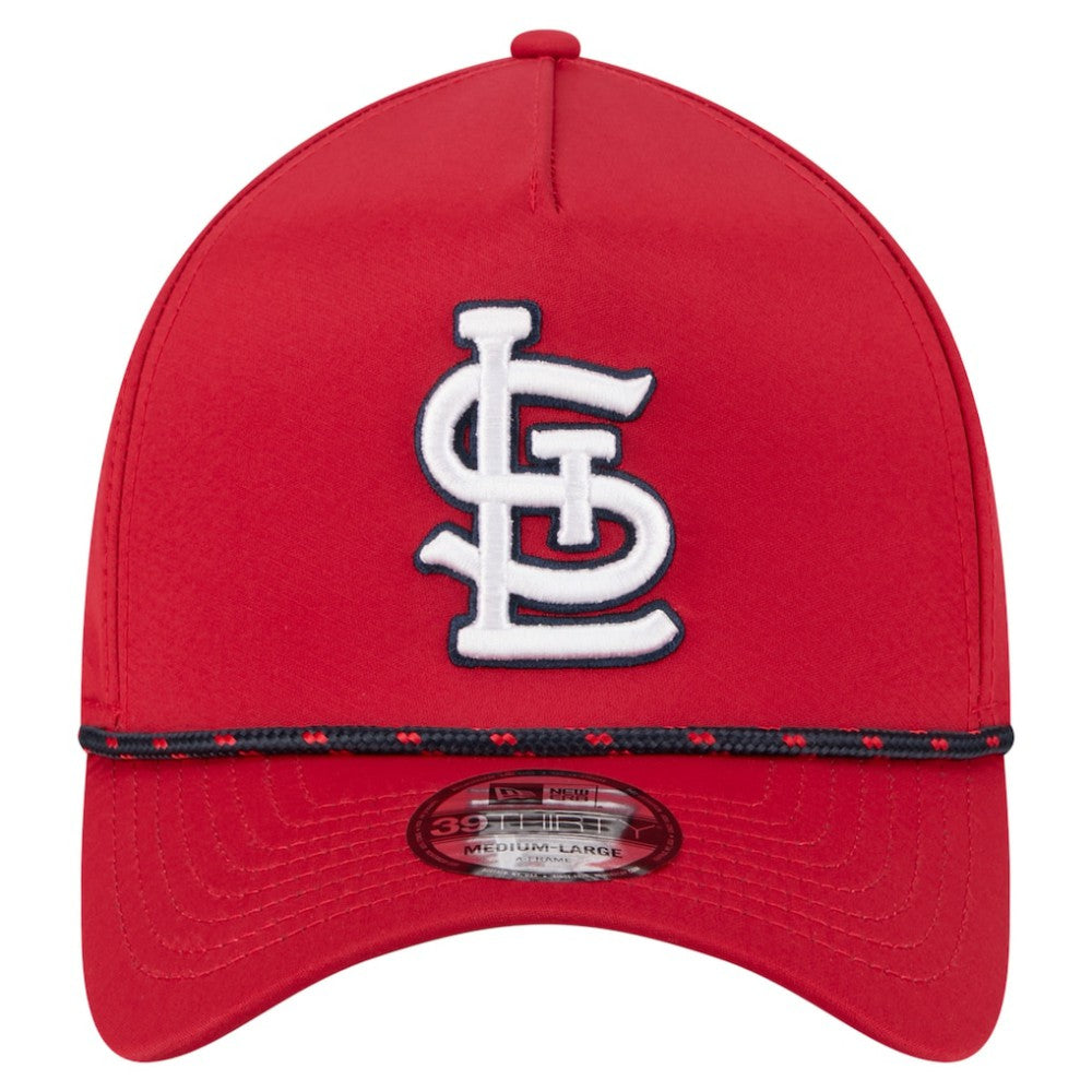 St. Louis Cardinals New Era 39THIRTY A-Frame Perforated Flex Hat - Red - New Era Online