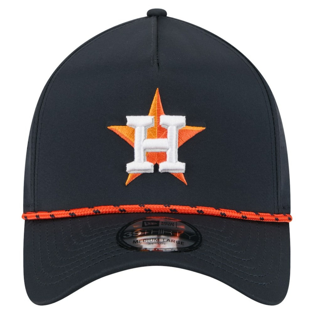 Houston Astros New Era 39THIRTY A-Frame Perforated Flex Hat - Navy - New Era Online