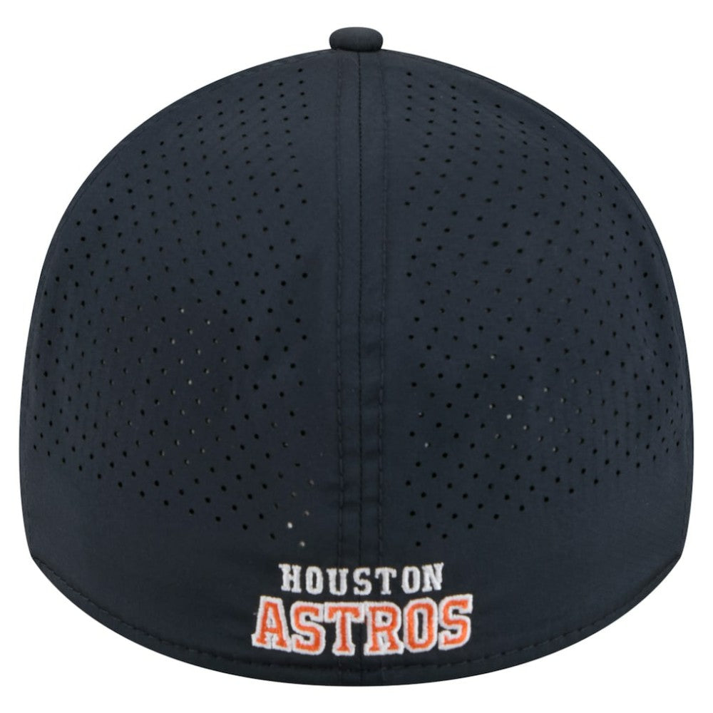 Houston Astros New Era 39THIRTY A-Frame Perforated Flex Hat - Navy - New Era Online