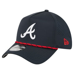 Atlanta Braves New Era 39THIRTY A-Frame Perforated Flex Hat - Navy - New Era Discount
