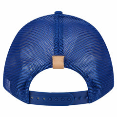 New York Mets New Era Text A-Frame Trucker 9FORTY Hat - Stone/Royal - New Era on Sale