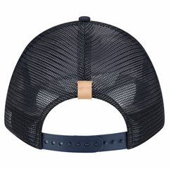 New York Yankees New Era Text A-Frame Trucker 9FORTY Hat - Stone/Navy - New Era Lifestyle