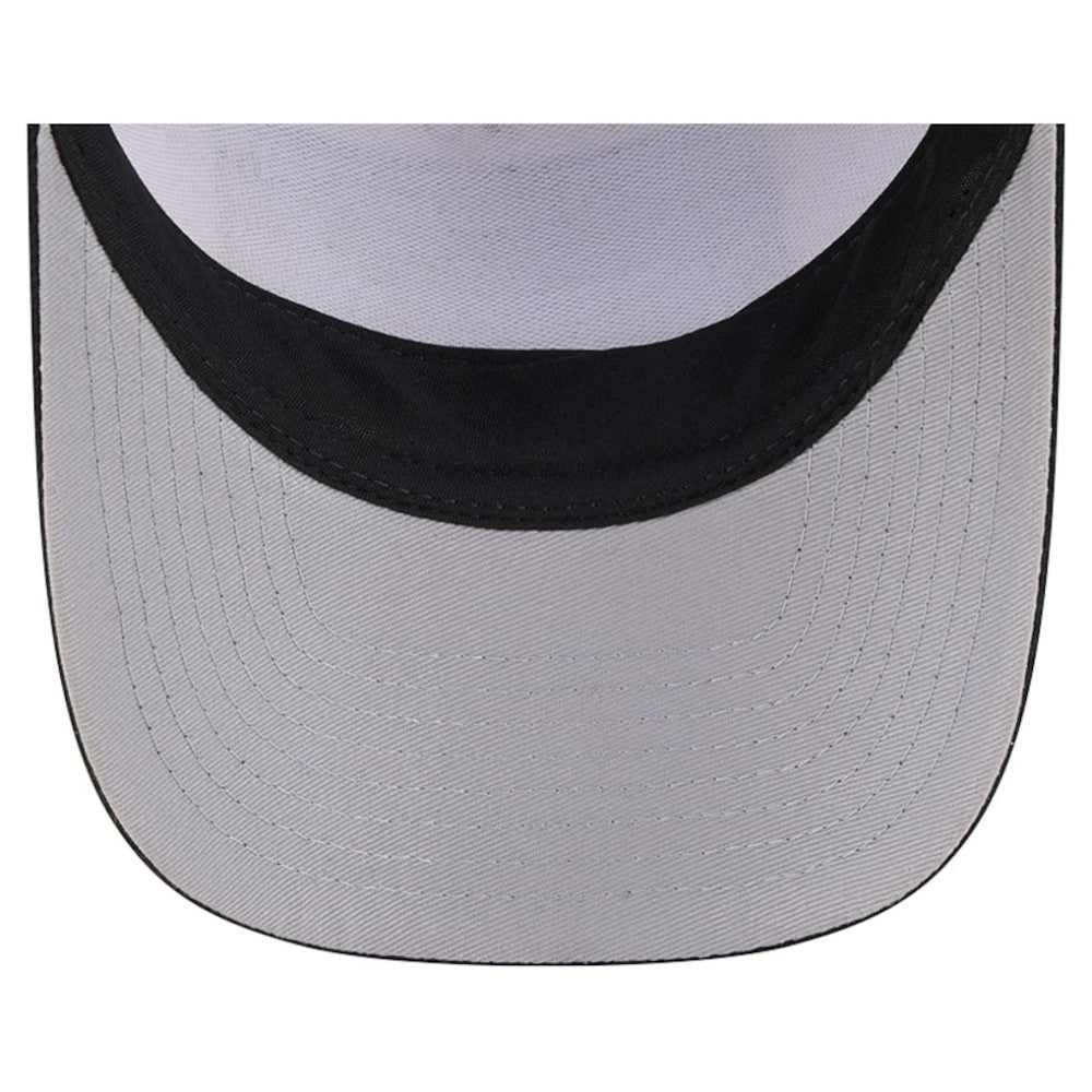 San Francisco Giants New Era Text A-Frame Trucker 9FORTY Hat - Stone/Black - New Era on Sale