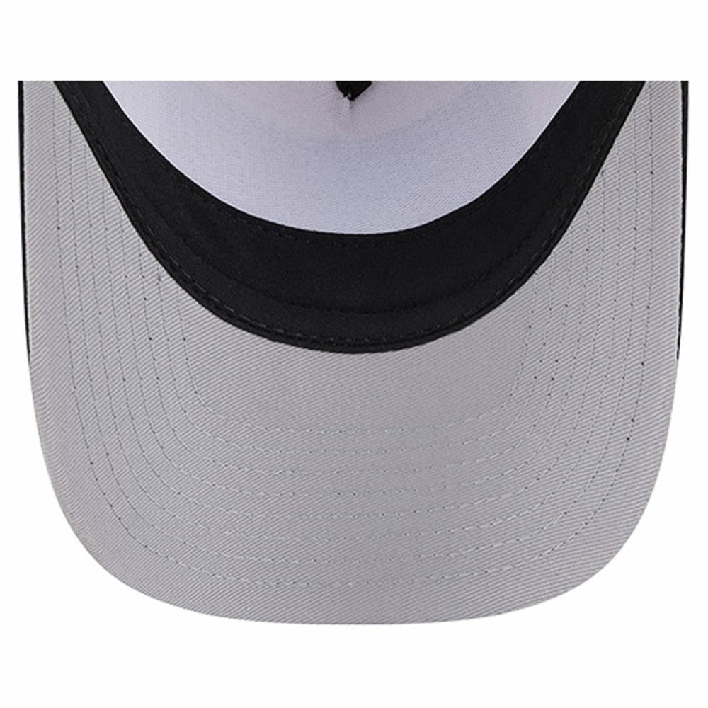 Baltimore Orioles New Era Text A-Frame Trucker 9FORTY Hat - Stone/Black - New Era on Sale