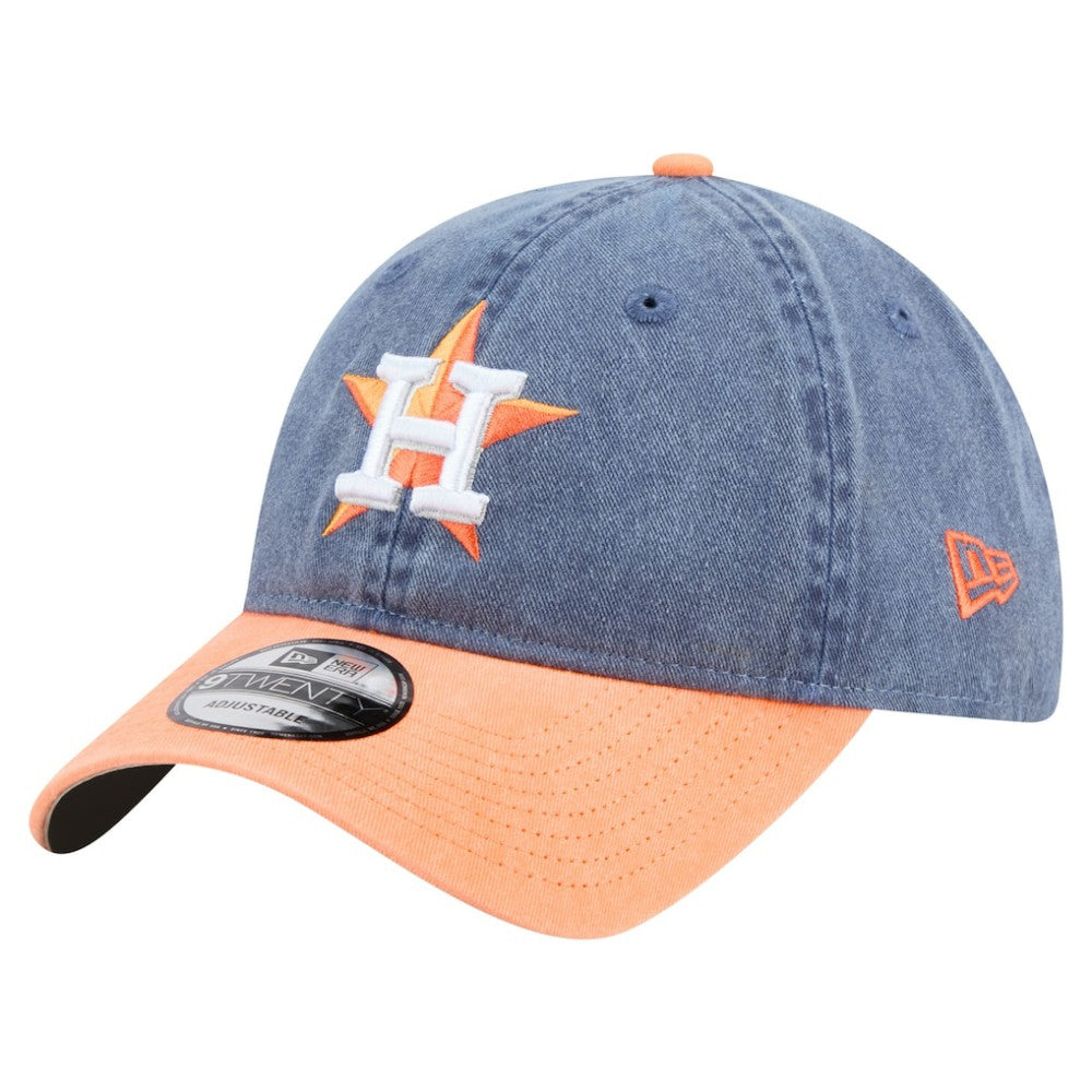 Houston Astros New Era Select 9TWENTY Adjustable Hat - Navy/Orange - New Era Lifestyle