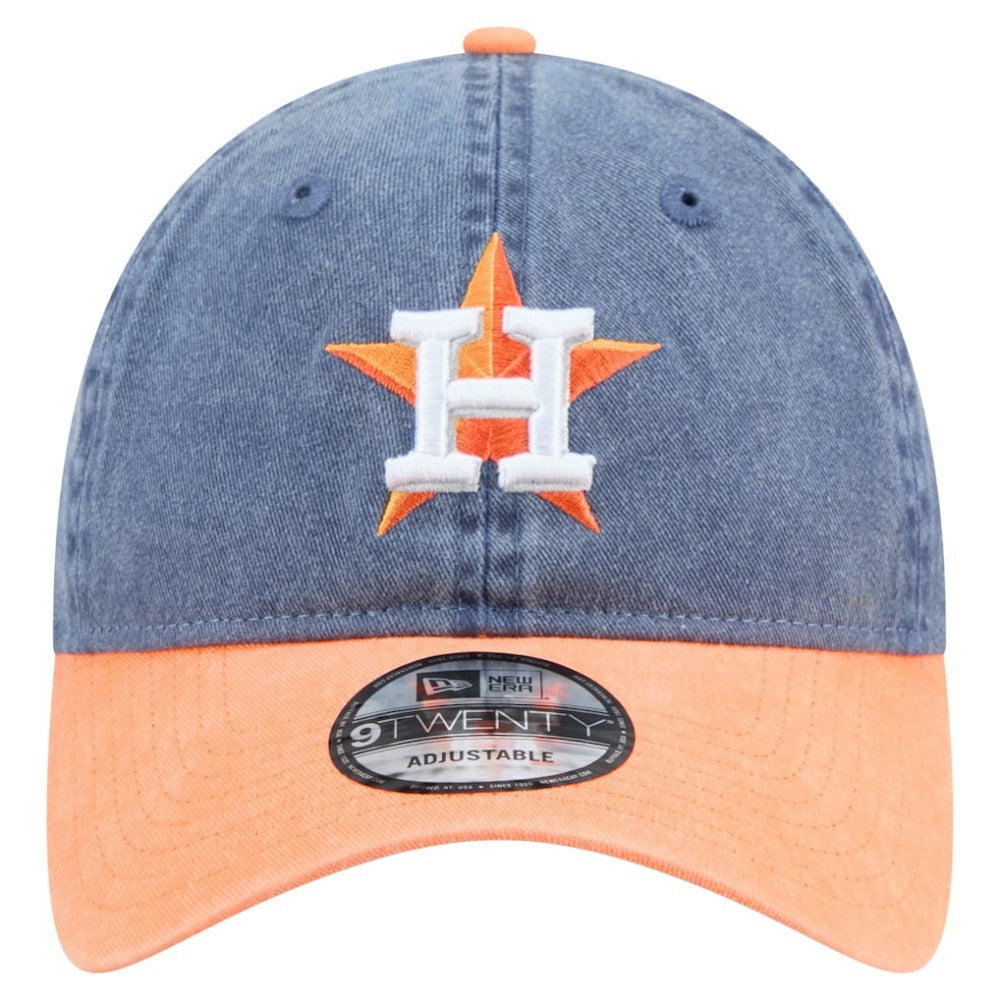 Houston Astros New Era Select 9TWENTY Adjustable Hat - Navy/Orange - New Era Lifestyle