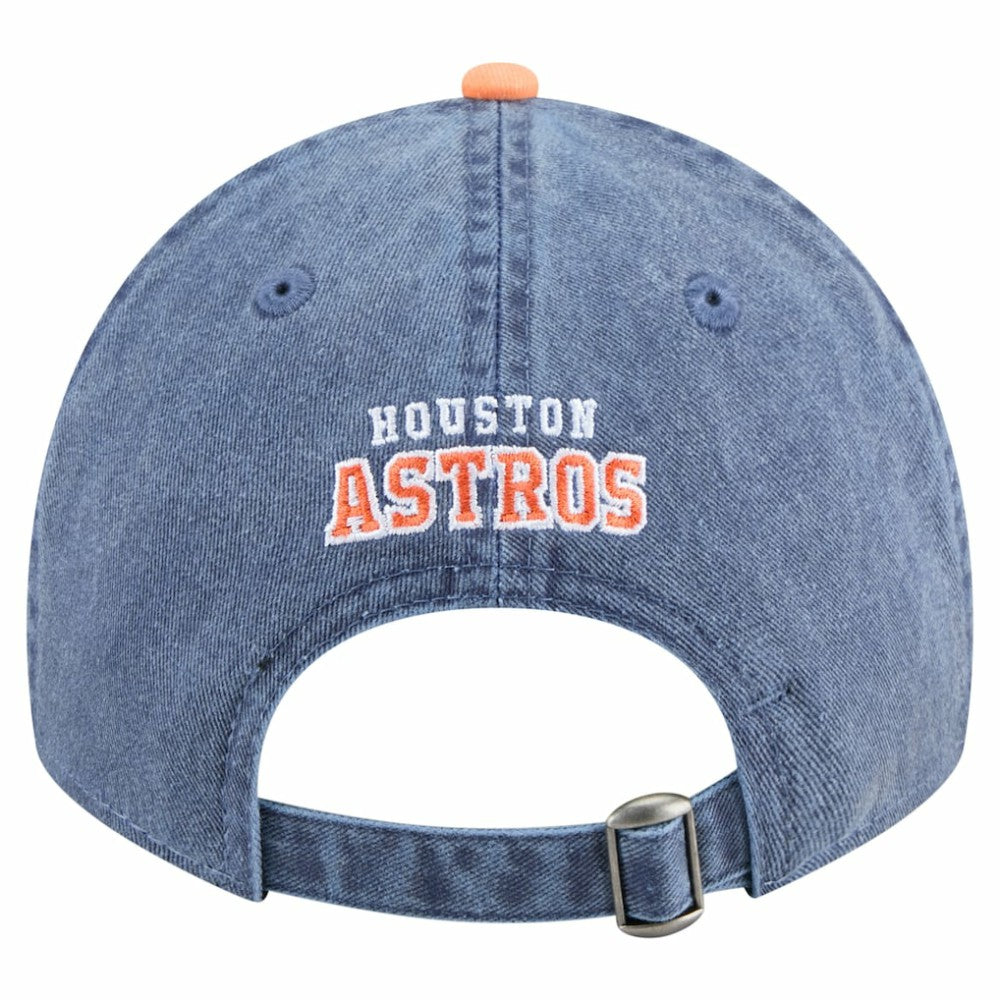 Houston Astros New Era Select 9TWENTY Adjustable Hat - Navy/Orange - New Era Lifestyle