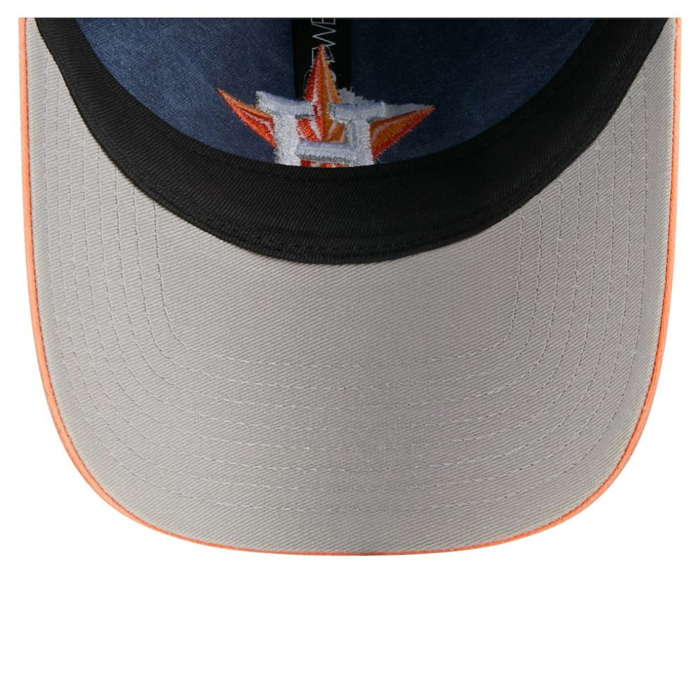 Houston Astros New Era Select 9TWENTY Adjustable Hat - Navy/Orange - New Era Lifestyle