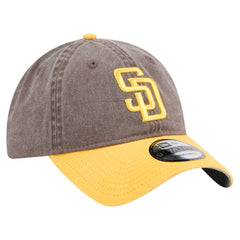 San Diego Padres New Era Select 9TWENTY Adjustable Hat - Brown/Gold - New Era Online