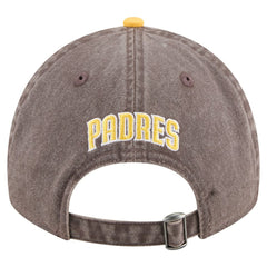 San Diego Padres New Era Select 9TWENTY Adjustable Hat - Brown/Gold - New Era Online