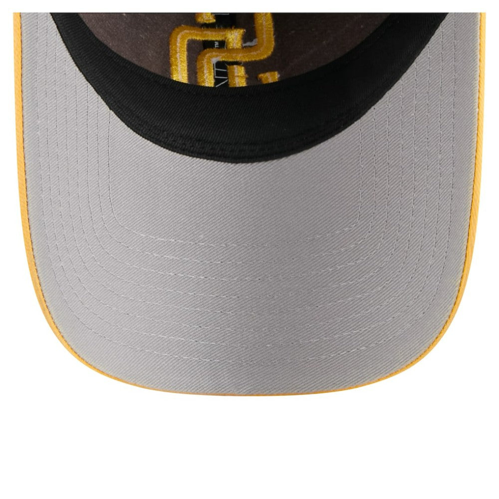 San Diego Padres New Era Select 9TWENTY Adjustable Hat - Brown/Gold - New Era Online