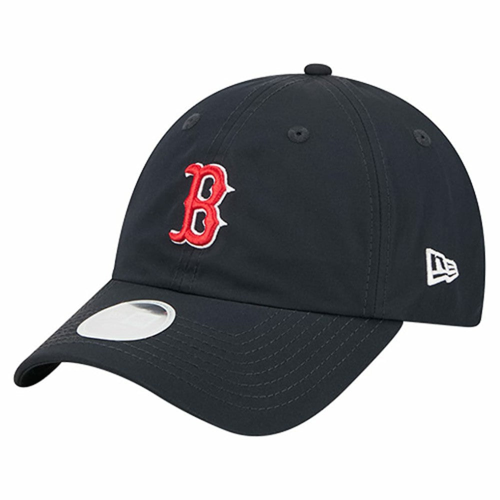 Boston Red Sox New Era Women's Team Pony Tail 9FORTY Flex Hat - Navy - New Era Lifestyle