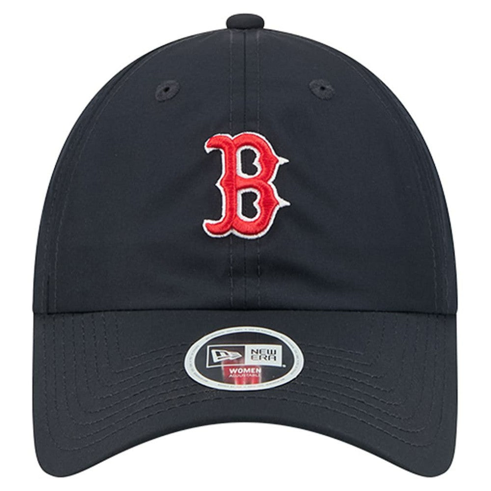 Boston Red Sox New Era Women's Team Pony Tail 9FORTY Flex Hat - Navy - New Era Lifestyle