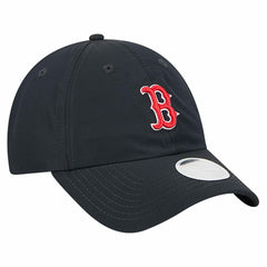 Boston Red Sox New Era Women's Team Pony Tail 9FORTY Flex Hat - Navy - New Era Lifestyle