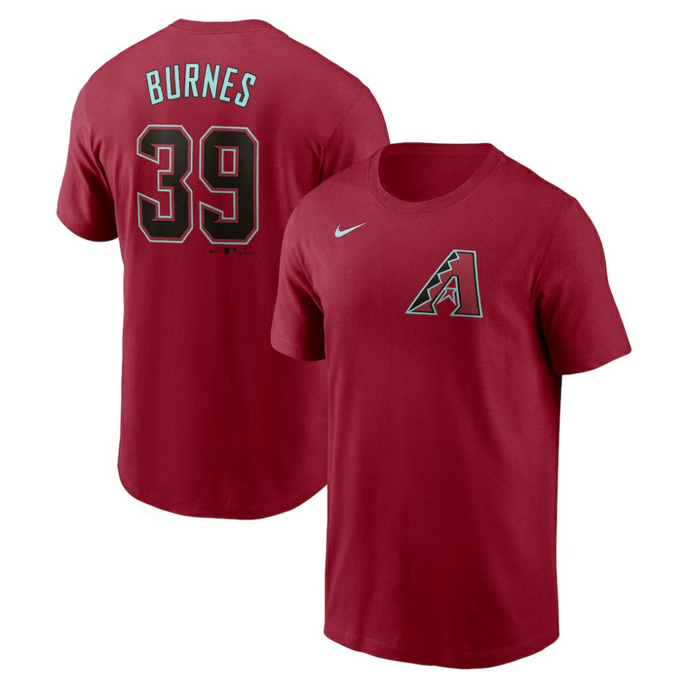 Corbin Burnes Arizona Diamondbacks Nike Fuse Name & Number T-Shirt - Red - Nike Sale