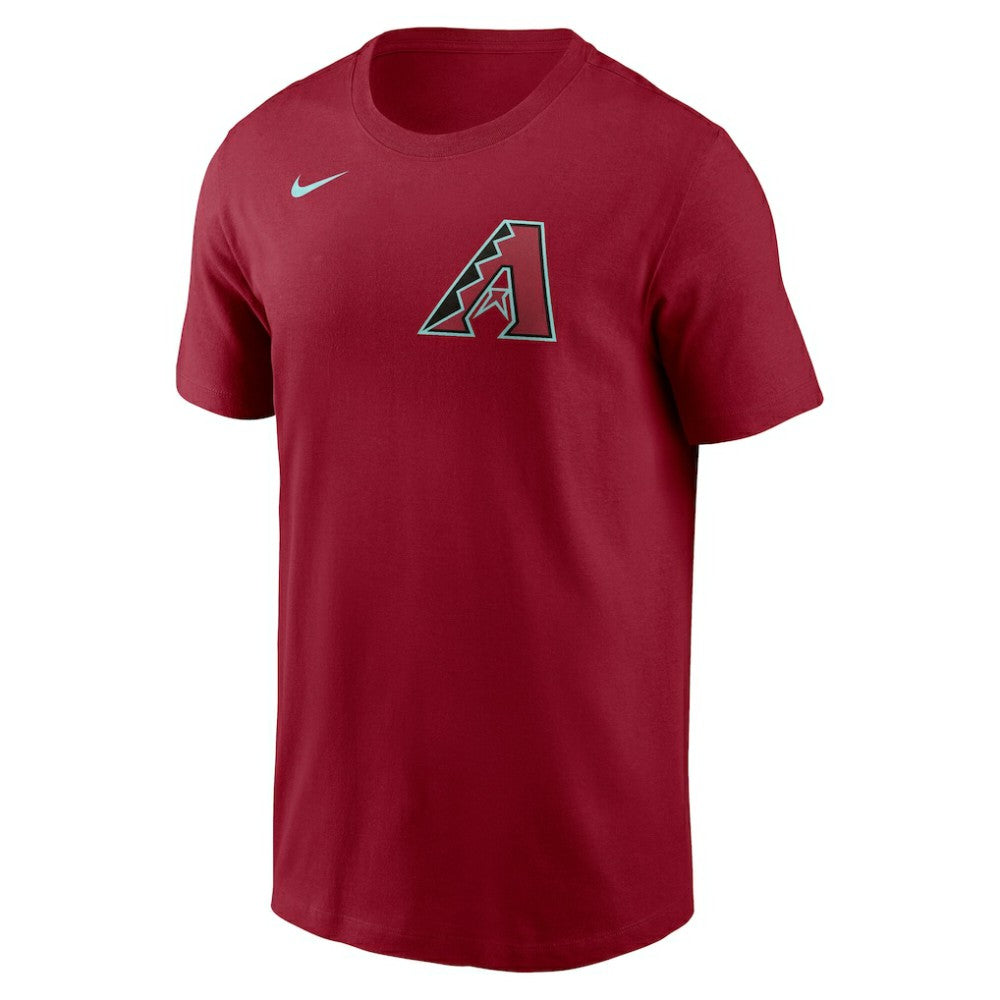 Corbin Burnes Arizona Diamondbacks Nike Fuse Name & Number T-Shirt - Red - Nike Sale