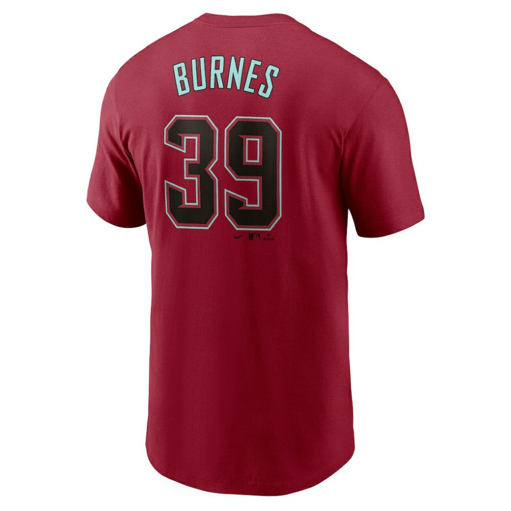 Corbin Burnes Arizona Diamondbacks Nike Fuse Name & Number T-Shirt - Red - Nike Sale