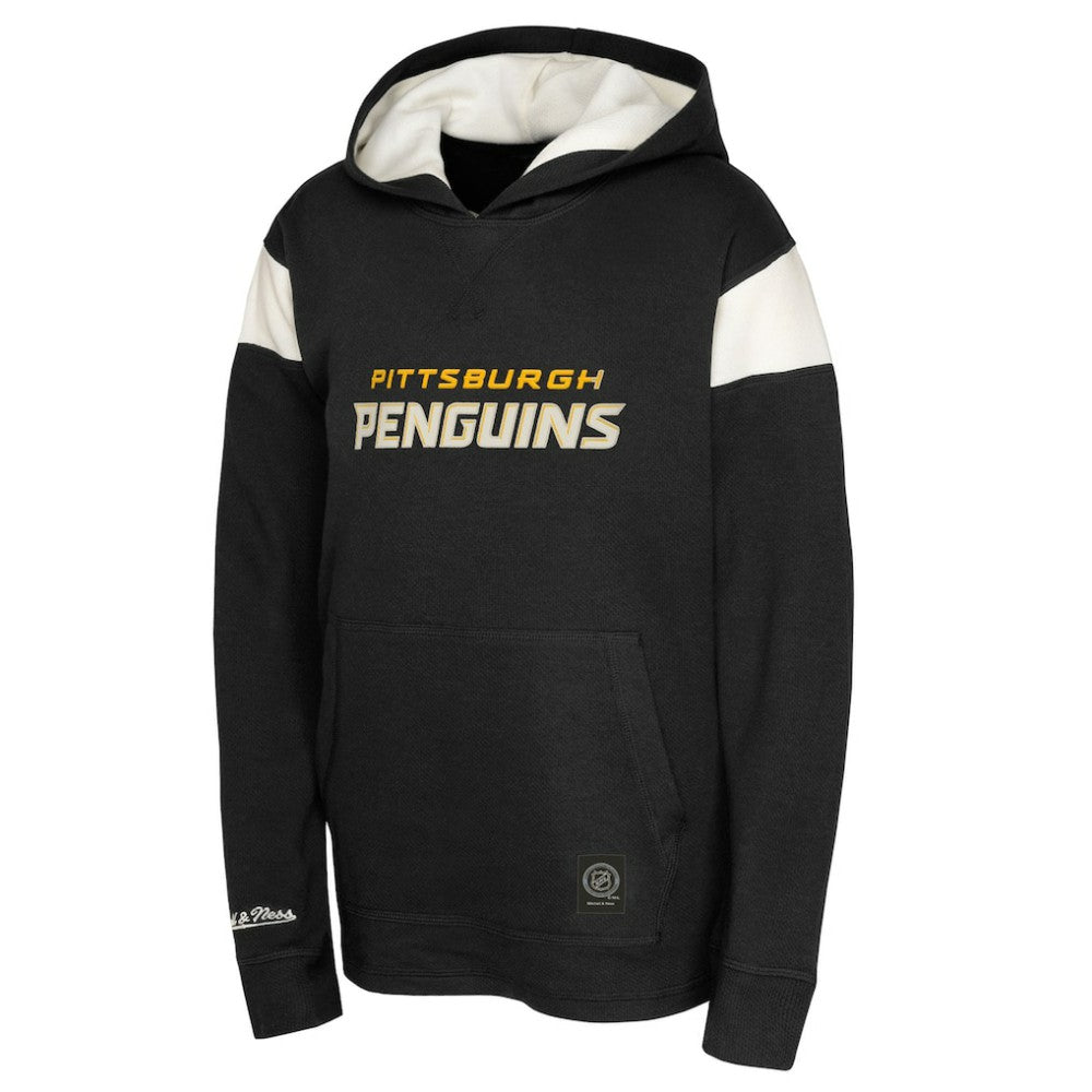 Pittsburgh Penguins Youth Thermal Lightweight Pullover Hoodie - Black - NHL 202734096