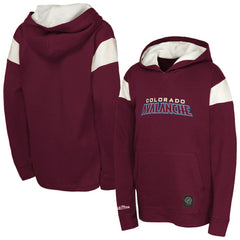 Colorado Avalanche Youth Thermal Lightweight Pullover Hoodie - Burgundy - NHL 202734098
