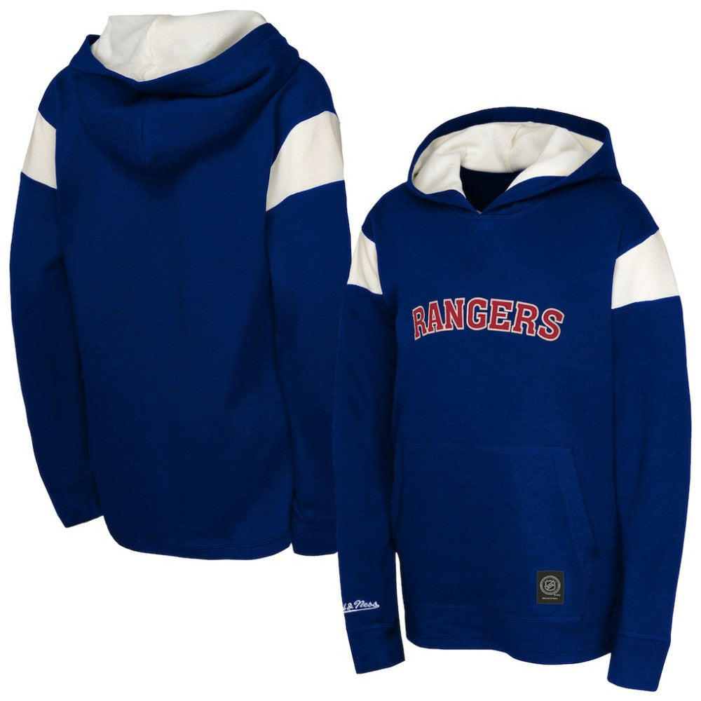 New York Rangers Youth Thermal Lightweight Pullover Hoodie - Navy - NHL 202734099