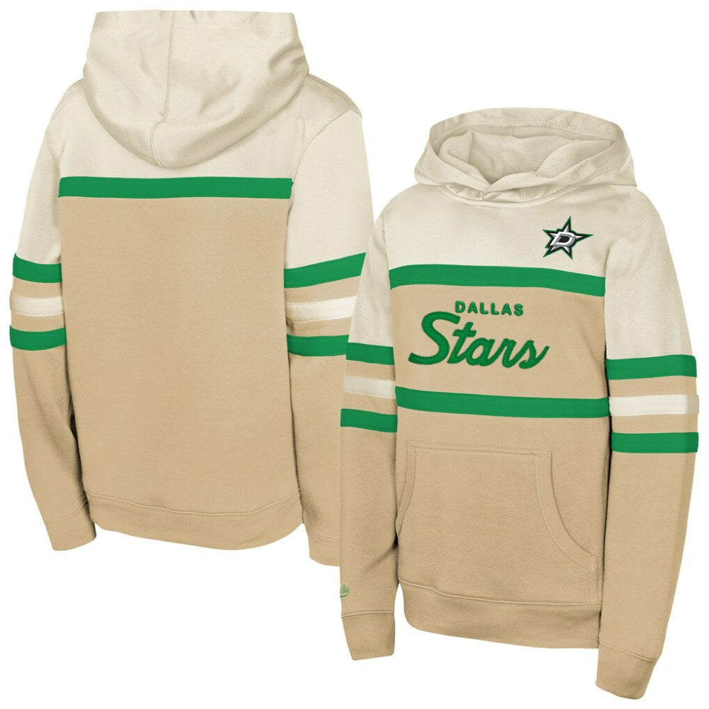 Dallas Stars Mitchell & Ness Youth Head Coach Pullover Hoodie - Tan - NHL 202734122