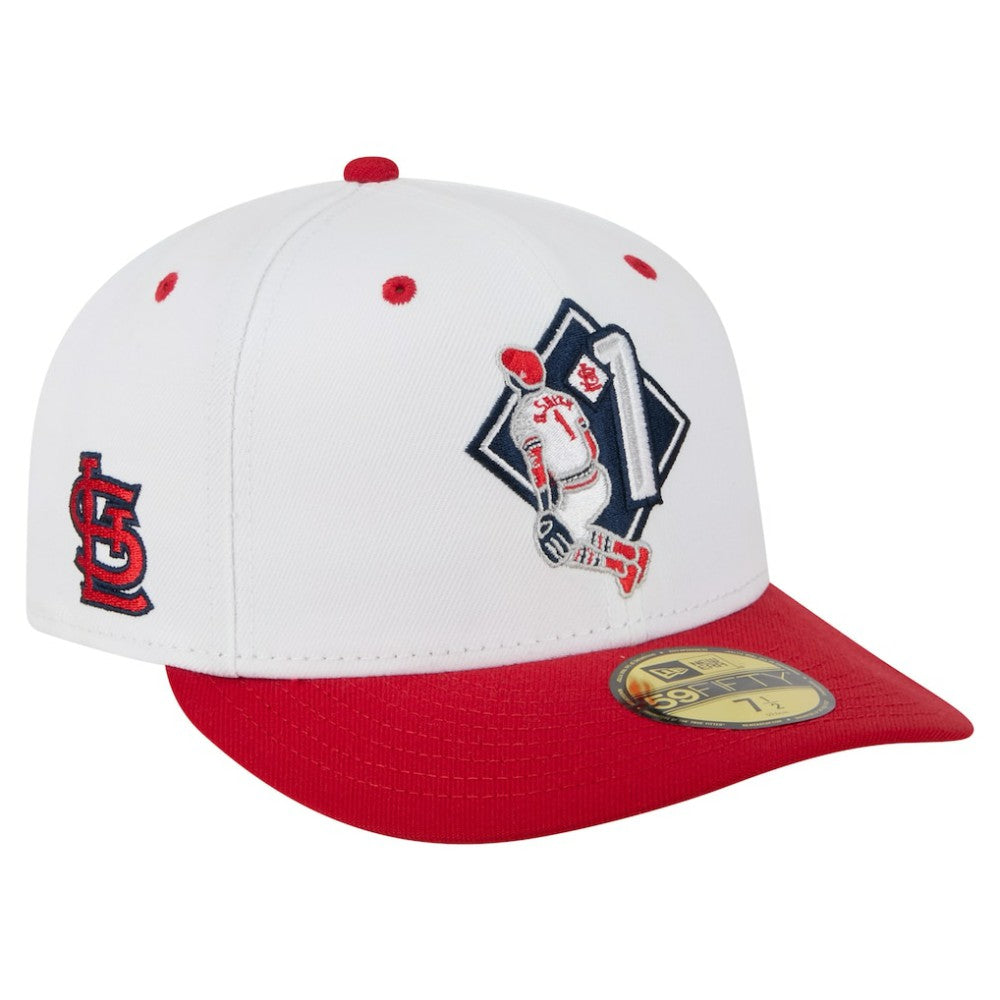 Ozzie Smith St. Louis Cardinals New Era 59FIFTY Fitted Hat - White - New Era Lifestyle