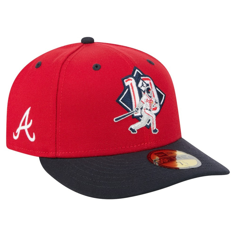 Chipper Jones Atlanta Braves New Era 59FIFTY Fitted Hat - Red - New Era Lifestyle