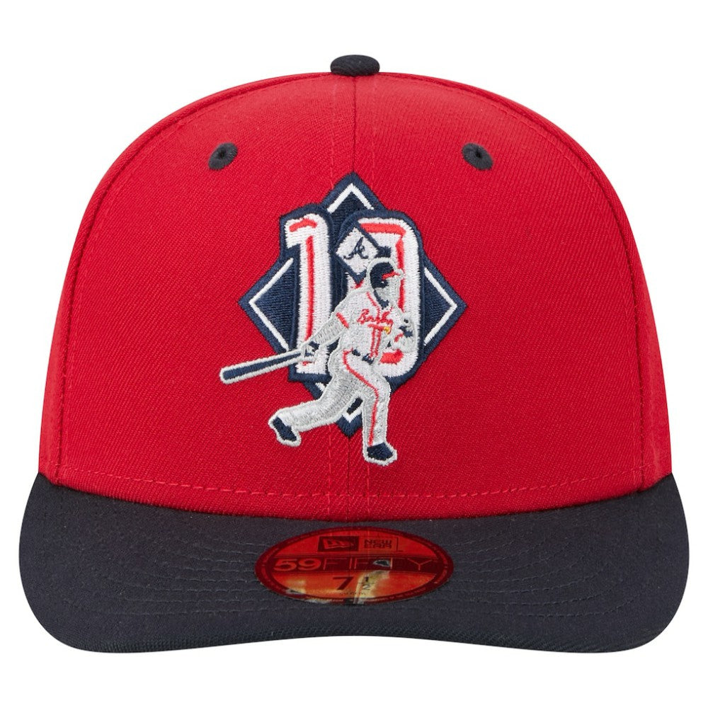 Chipper Jones Atlanta Braves New Era 59FIFTY Fitted Hat - Red - New Era Lifestyle