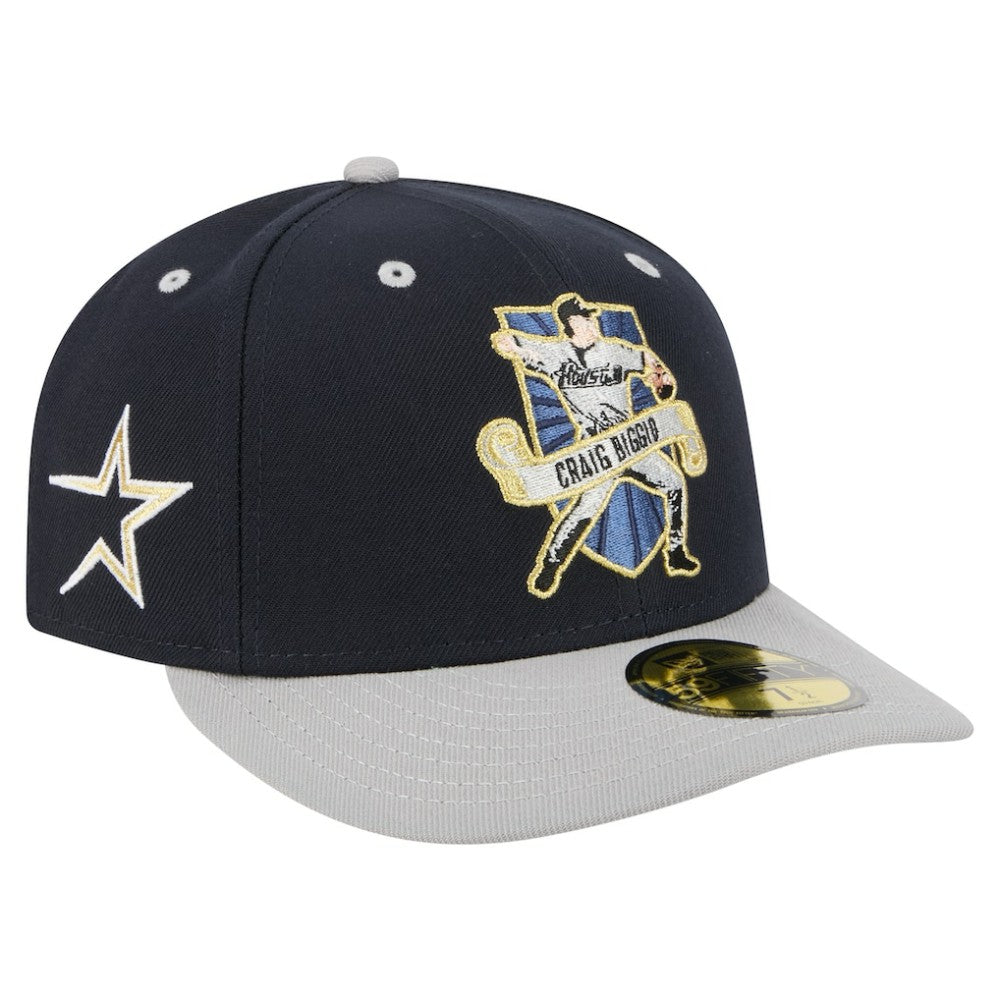 Craig Biggio Houston Astros New Era 59FIFTY Fitted Hat - Navy - New Era Sale
