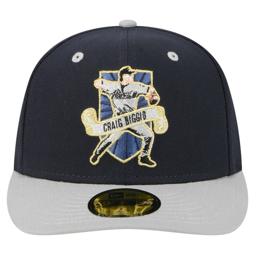 Craig Biggio Houston Astros New Era 59FIFTY Fitted Hat - Navy - New Era Sale