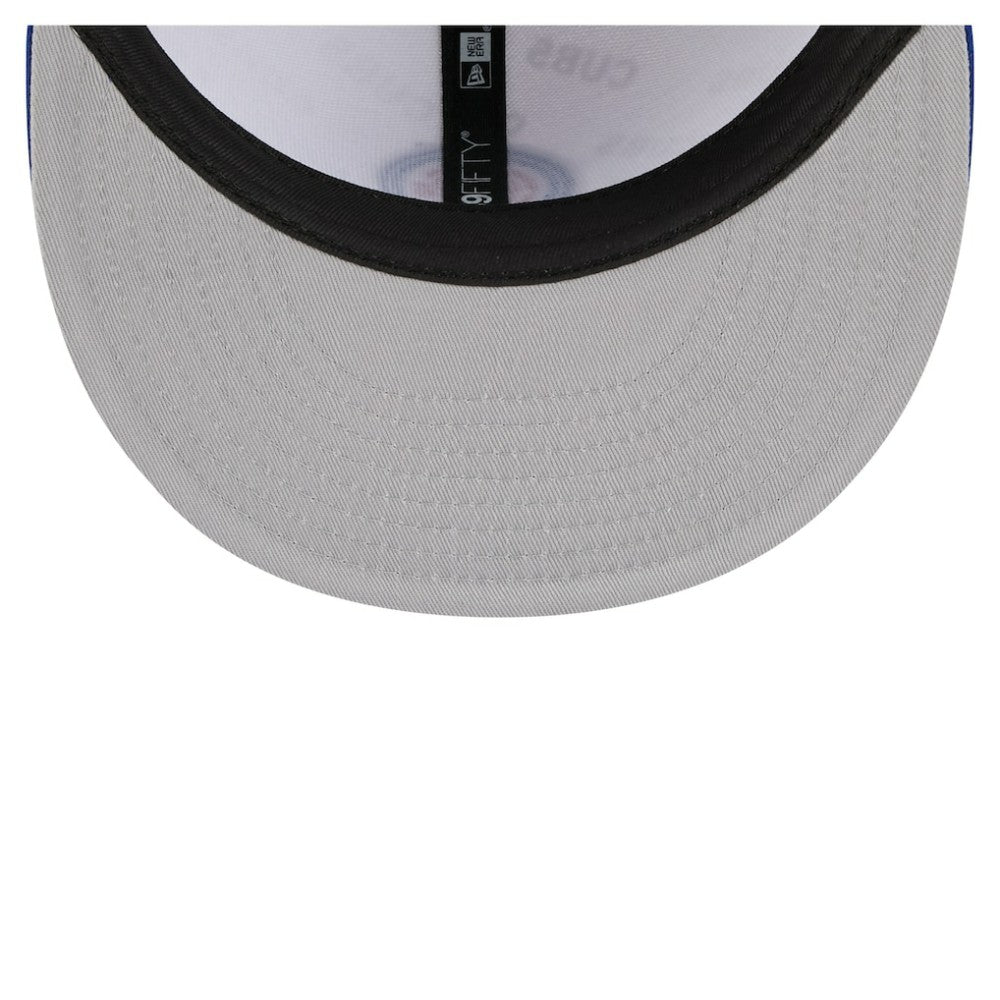 Chicago Cubs New Era Repeat 59FIFTY Fitted Hat - White/Royal - New Era Lifestyle
