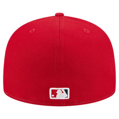 Los Angeles Angels New Era Repeat 59FIFTY Fitted Hat - White/Red - New Era Discount