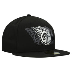 Cleveland Guardians New Era Tri-Hit 59FIFTY Fitted Hat - Black - New Era Online