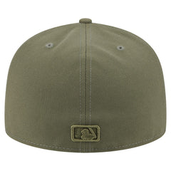Miami Marlins New Era Color Pack A-Frame 59FIFTY Fitted Hat - Olive - New Era Sale
