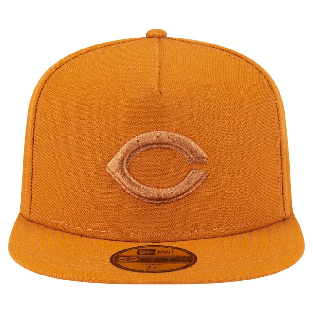 Cincinnati Reds New Era Color Pack A-Frame 59FIFTY Fitted Hat - Orange - New Era on Sale