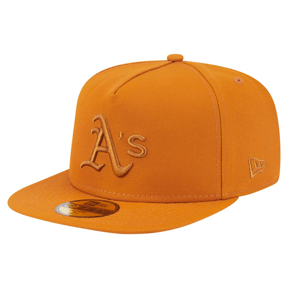 Athletics New Era Color Pack A-Frame 59FIFTY Fitted Hat - Orange - New Era Online