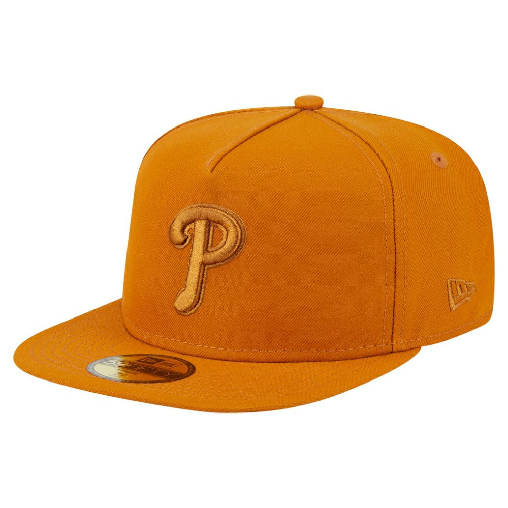 Philadelphia Phillies New Era Color Pack A-Frame 59FIFTY Fitted Hat - Orange - New Era on Sale
