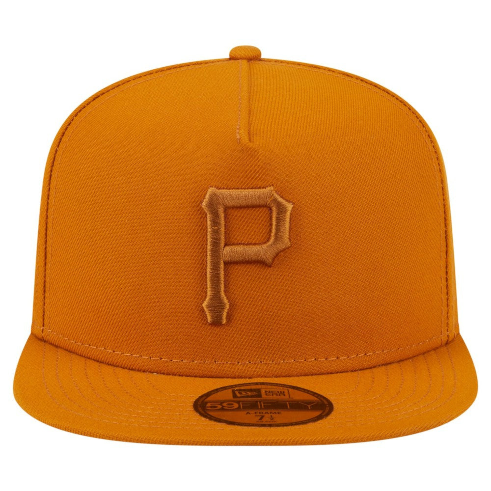 Pittsburgh Pirates New Era Color Pack A-Frame 59FIFTY Fitted Hat - Orange - New Era Online
