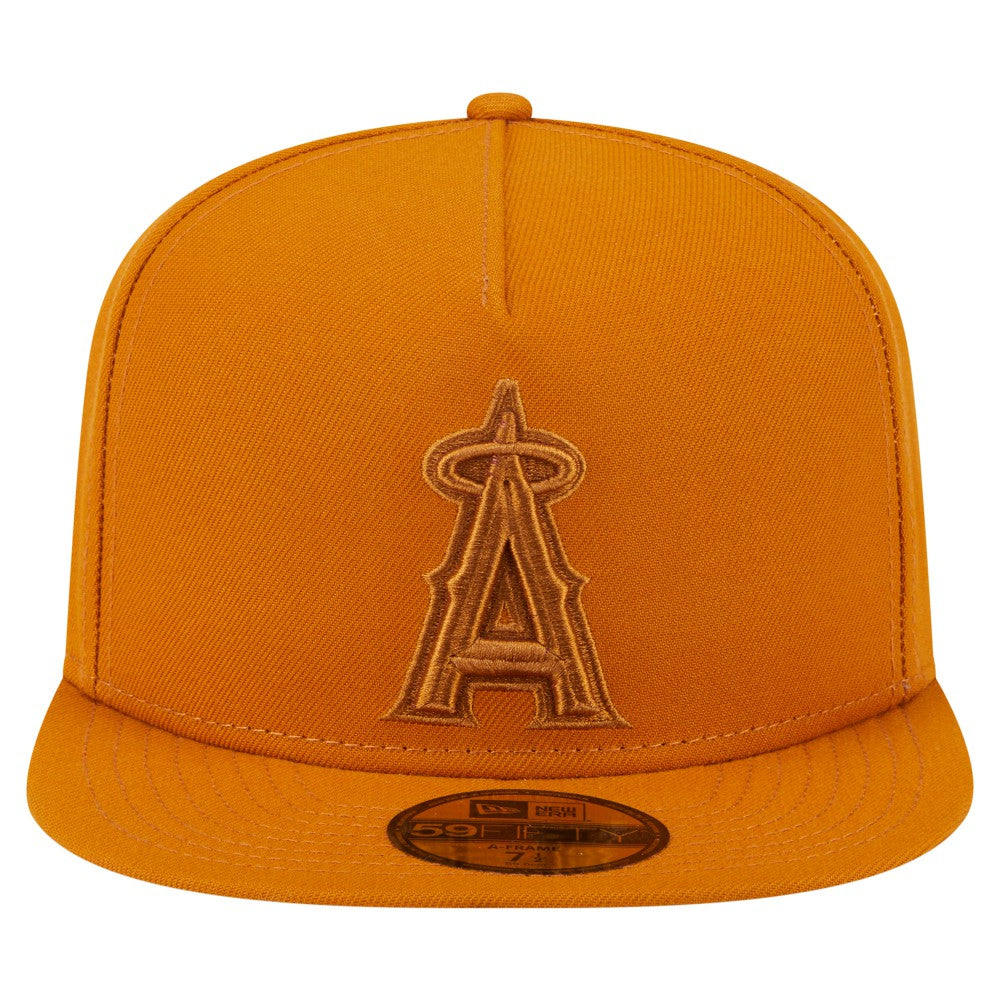 Los Angeles Angels New Era Color Pack A-Frame 59FIFTY Fitted Hat - Orange - New Era Lifestyle