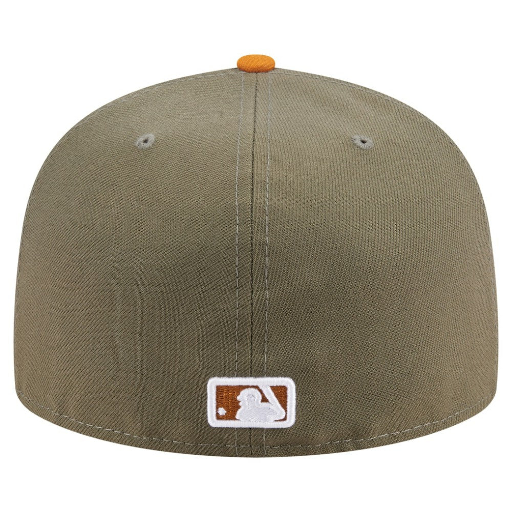 St. Louis Cardinals New Era Two-Tone Color Pack A-Frame 59FIFTY Fitted Hat - Olive/Orange - New Era on Sale