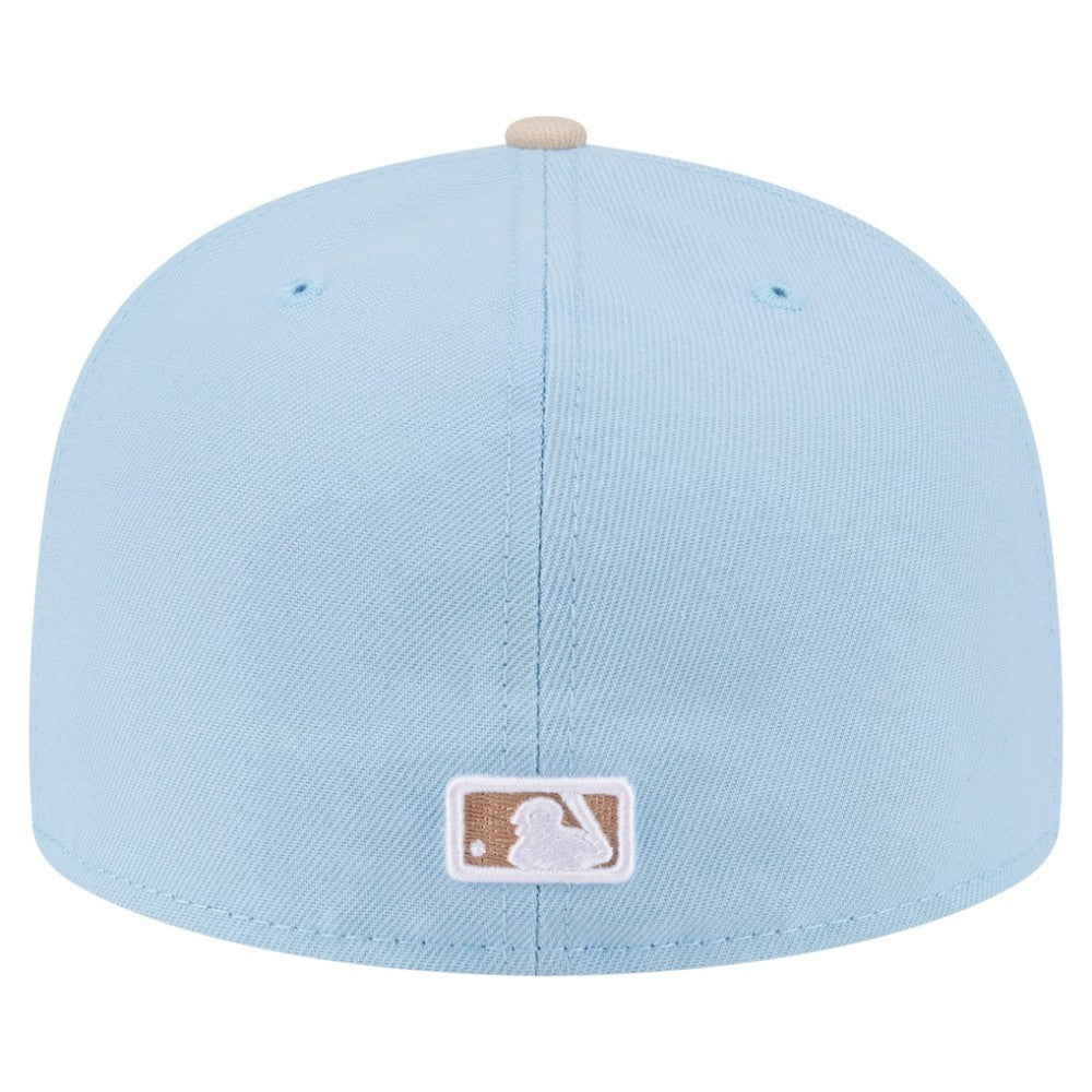 Chicago White Sox New Era Two-Tone Color Pack A-Frame 59FIFTY Fitted Hat - Light Blue/Cream - New Era Lifestyle