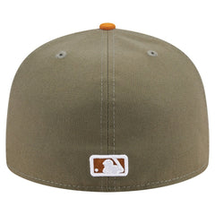 Athletics New Era Two-Tone Color Pack A-Frame 59FIFTY Fitted Hat - Olive/Orange - New Era Sale