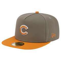 Chicago Cubs New Era Two-Tone Color Pack A-Frame 59FIFTY Fitted Hat - Olive/Orange - New Era Sale