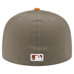 Chicago Cubs New Era Two-Tone Color Pack A-Frame 59FIFTY Fitted Hat - Olive/Orange - New Era Sale