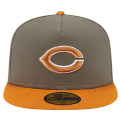 Cincinnati Reds New Era Two-Tone Color Pack A-Frame 59FIFTY Fitted Hat - Olive/Orange - New Era Sale