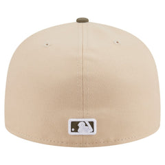 Baltimore Orioles New Era Two-Tone Color Pack A-Frame 59FIFTY Fitted Hat - Light Beige/Olive - New Era Online