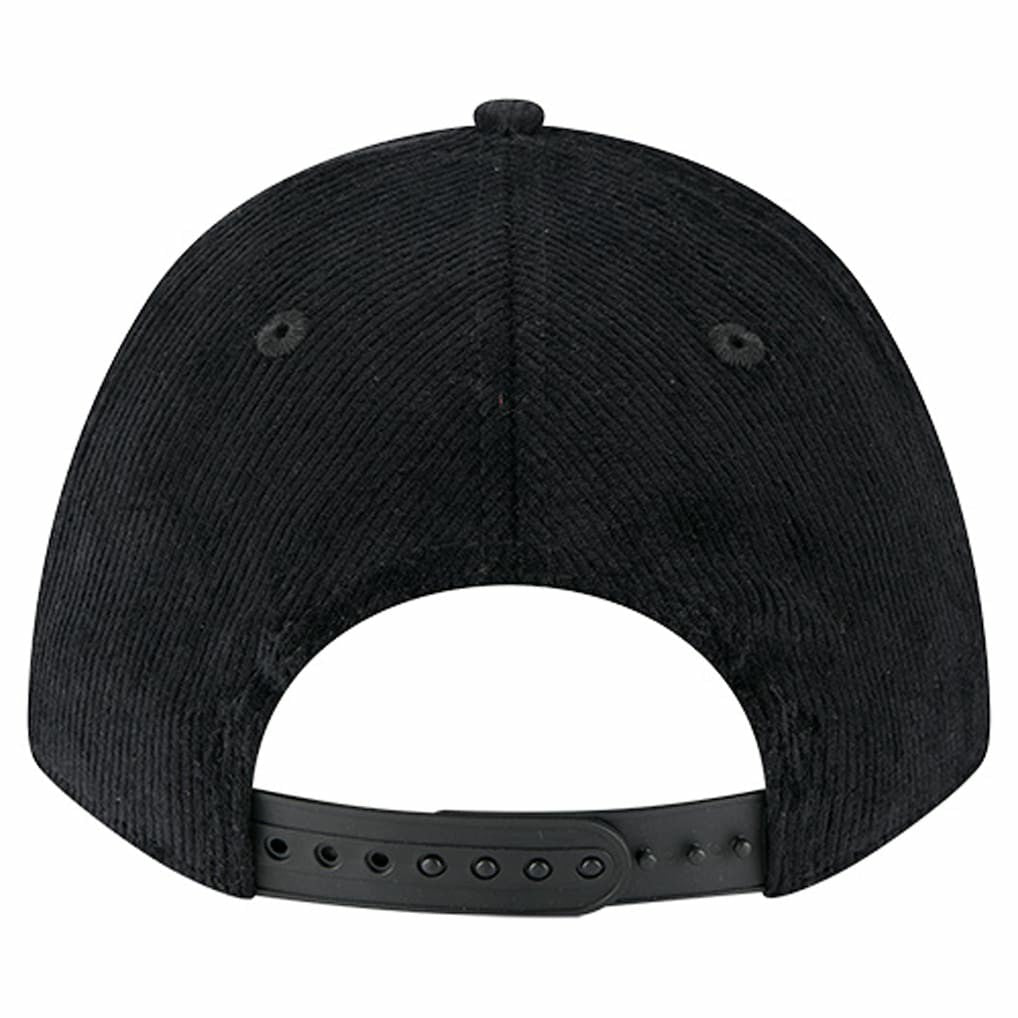 Las Vegas Raiders New Era Cord Corduroy 9FORTY A-Frame Adjustable Hat Black