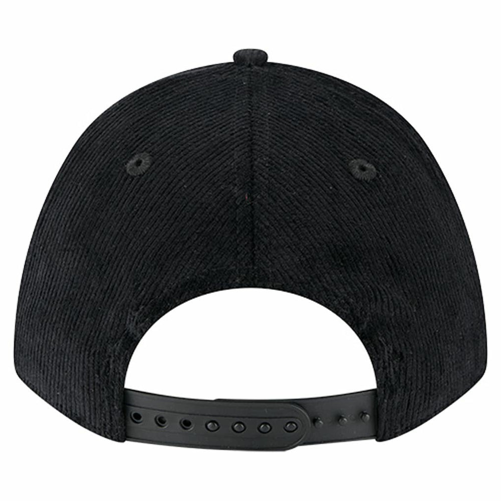 Las Vegas Raiders New Era Cord Corduroy 9FORTY A-Frame Adjustable Hat Black